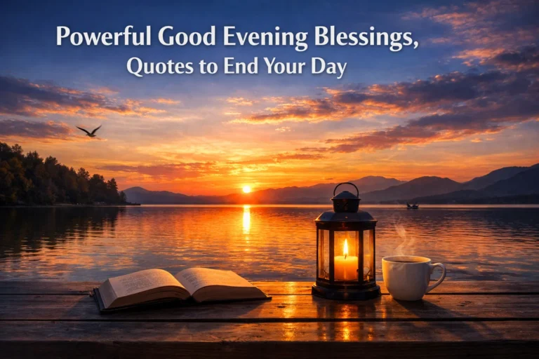 201+Powerful Good Evening Blessings, Quotes to End Your Day