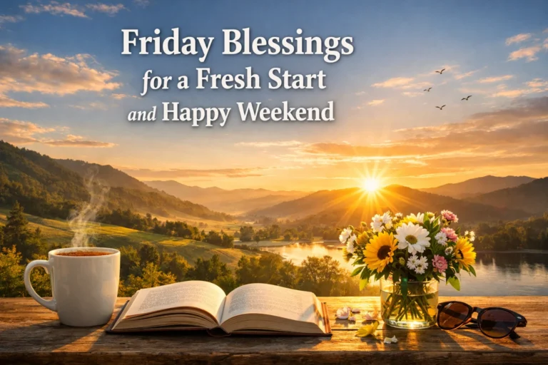 Friday Blessings for a Fresh Start and Happy Weekend