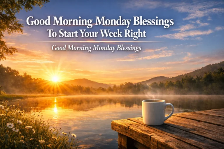 Good Morning Monday Blessings To Start Your Week Right
