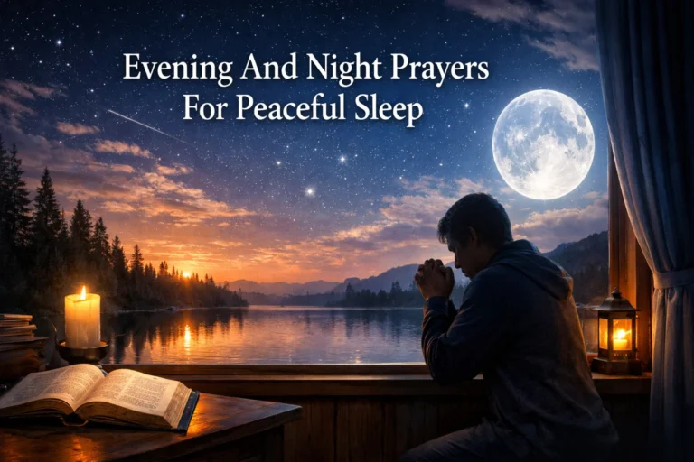 Evening And Night Prayers For Peaceful Sleep