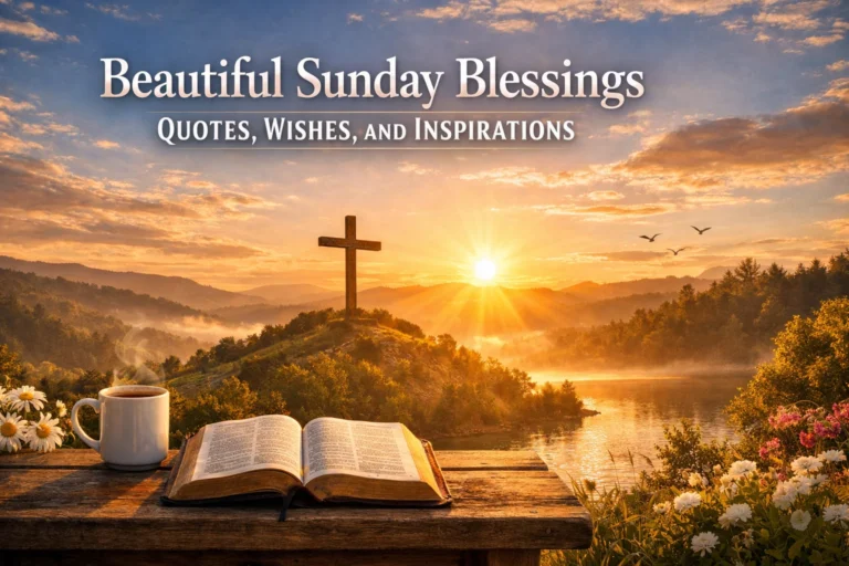 Beautiful Sunday Blessings Quotes, Wishes, and Inspirations