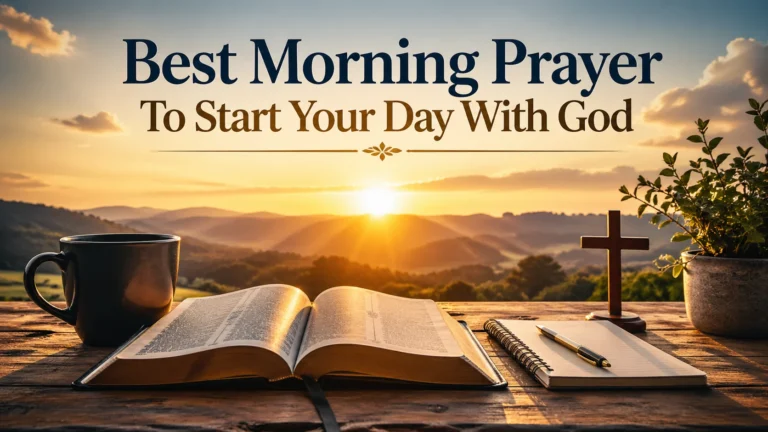 Best Morning Prayer To Start Your Day With God