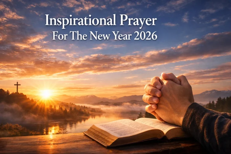 Inspirational Prayer For The New Year 2026
