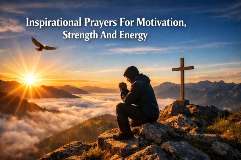 Inspirational Prayers For Motivation, Strength And Energy