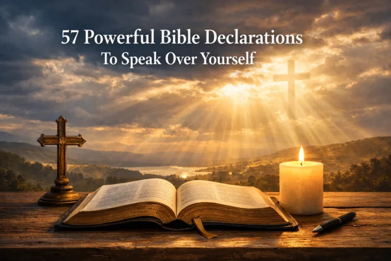 Powerful Bible Declarations To Speak Over Yourself
