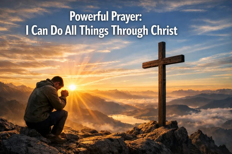 Powerful Prayer: I Can Do All Things Through Christ
