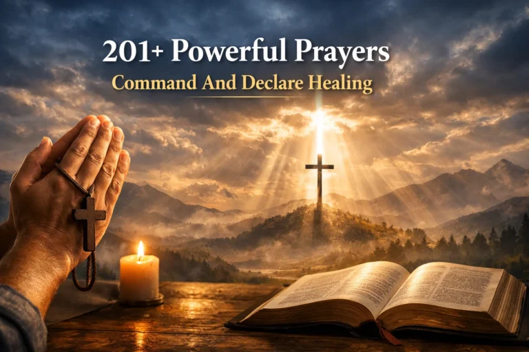 Powerful Prayers Command And Declare Healing