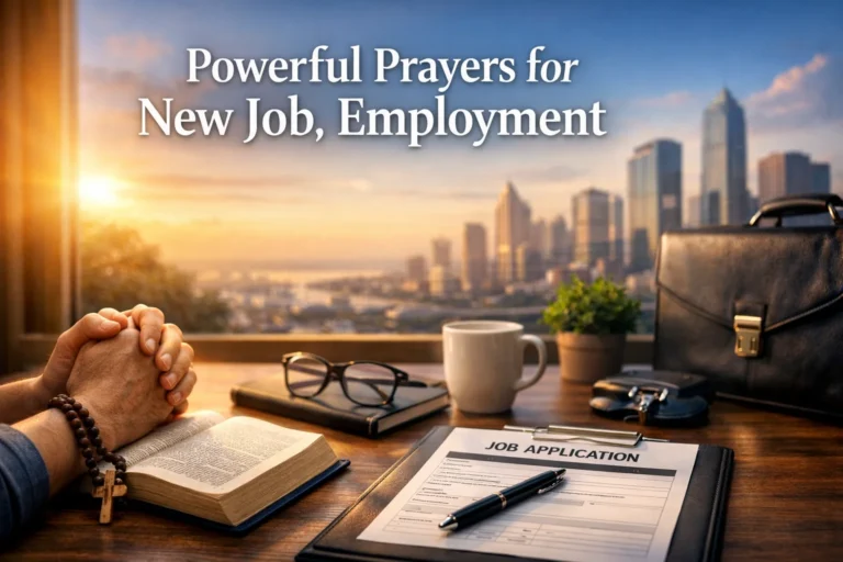 Powerful Prayers for New Job, Employment