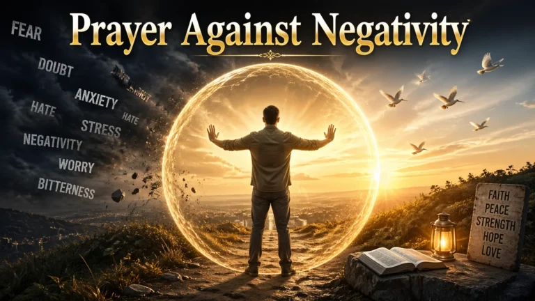Prayer Against Negativity