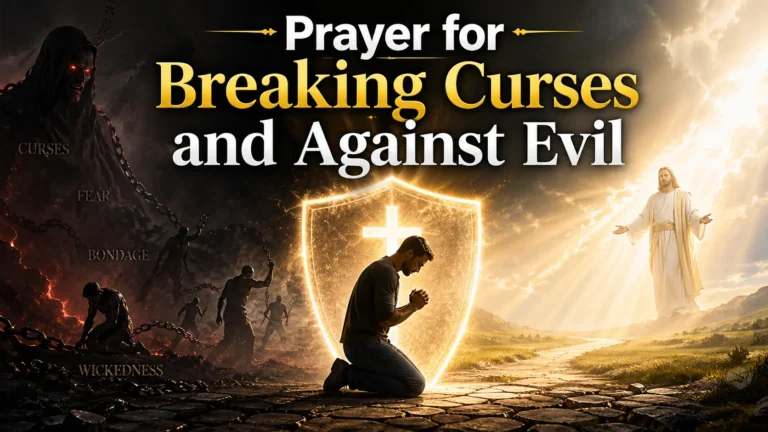 Prayer for Breaking Curses and Against Evil
