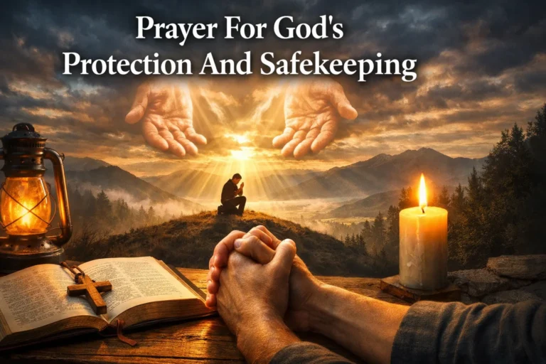 Prayer For God’s Protection And Safekeeping