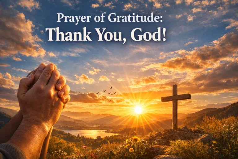 Prayer of Gratitude: Thank You, God!