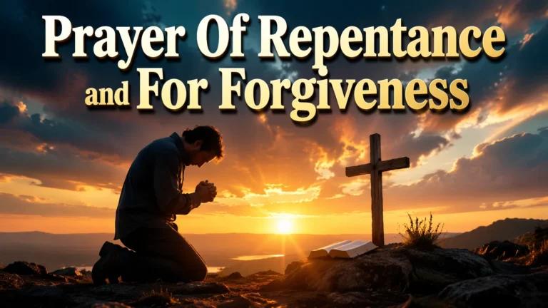 Prayer Of Repentance and For ForgivenessPrayer Of Repentance and For Forgiveness