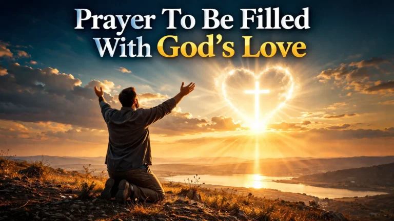 Prayer To Be Filled With God’s Love