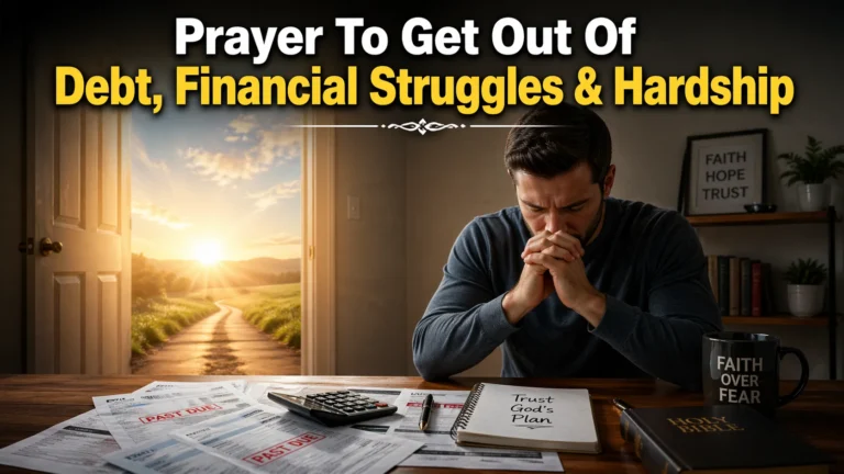 Prayer To Get Out Of Debt, Financial Struggles & Hardship