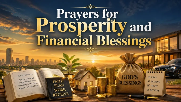 Prayers for Prosperity and Financial Blessings