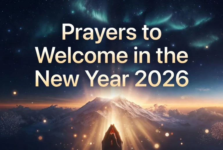 Prayers to Welcome in the New Year