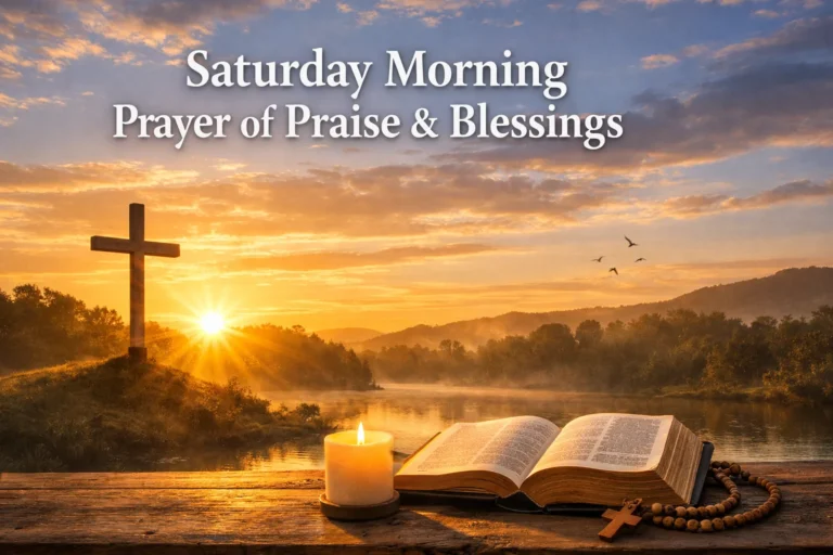 Saturday Morning Prayer of Praise & Blessings
