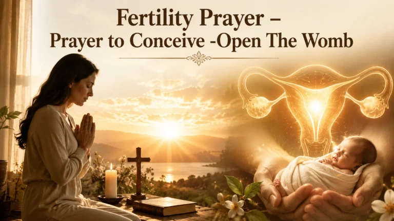 Fertility Prayer – Prayer to Conceive -Open The Womb