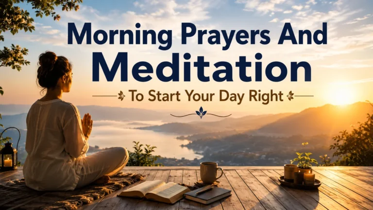 Morning Prayers And Meditation To Start Your Day Right