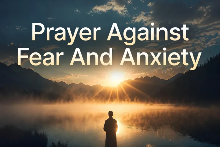 Prayer Against Fear And Anxiety