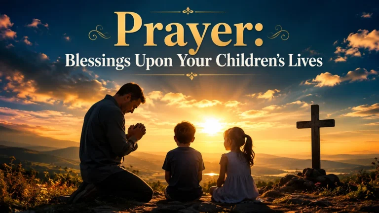 Prayer: Blessings Upon Your Children’s Lives