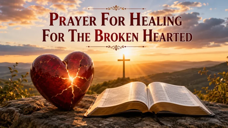 Prayer For Healing For The Broken Hearted