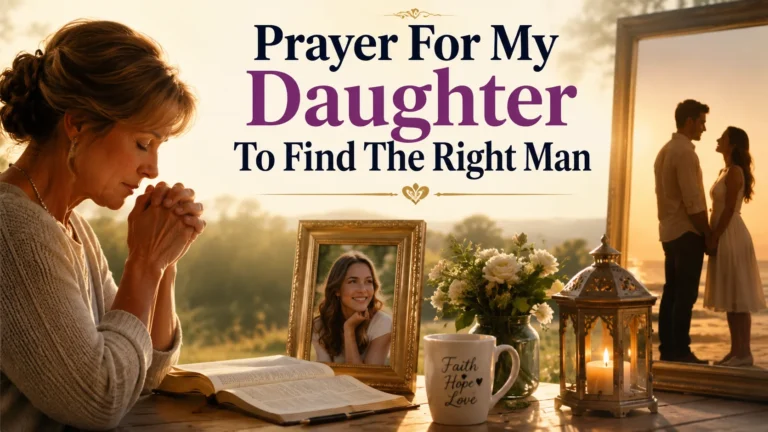 Prayer For My Daughter To Find The Right Man