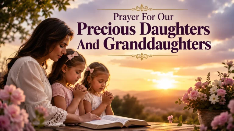 Prayer For Our Precious Daughters And Granddaughters