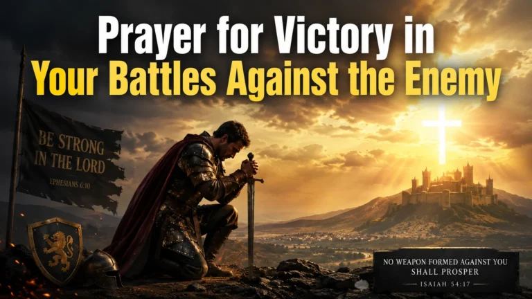 Prayer for Victory in Your Battles Against the Enemy