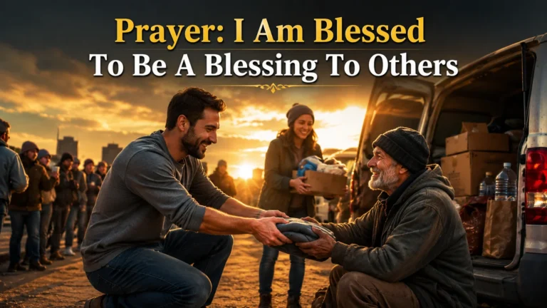 Prayer: I Am Blessed To Be A Blessing To Others