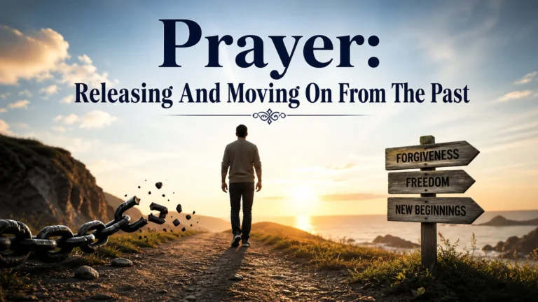 Prayer: Releasing And Moving On From The Past