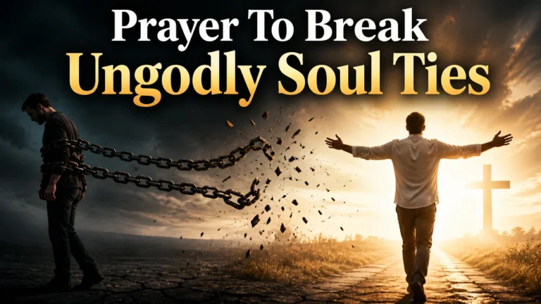 Prayer To Break Ungodly Soul Ties