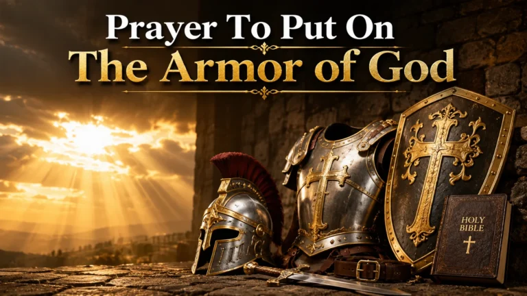 Prayer To Put On The Armor of God
