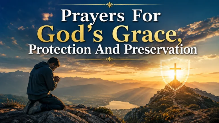 Prayers For God’s Grace, Protection And Preservation