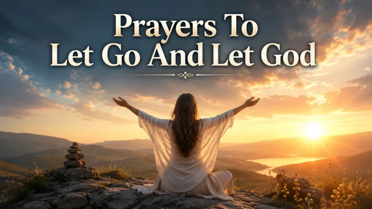 Prayers To Let Go And Let God