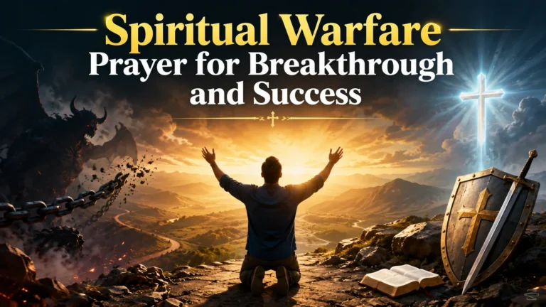 Spiritual Warfare Prayer for Breakthrough and Success