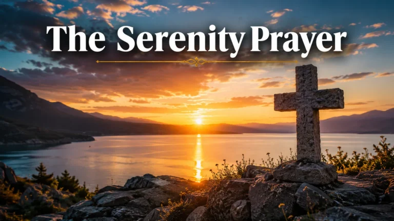 The Serenity Prayer