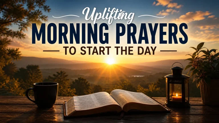 Uplifting Morning Prayers To Start The Day