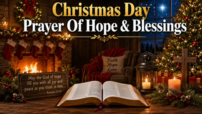 Christmas Day Prayer Of Hope & Blessings