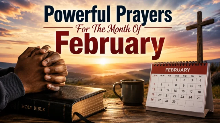 Powerful Prayers For The Month Of February