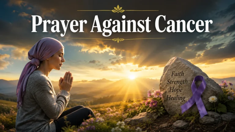 Prayer Against Cancer