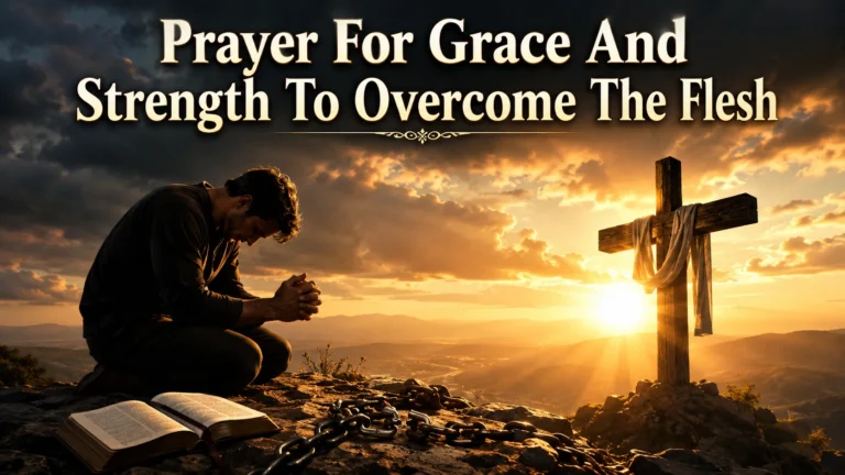 Prayer For Grace And Strength To Overcome The Flesh