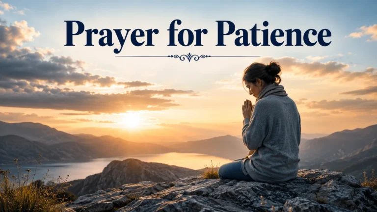 Prayer for Patience