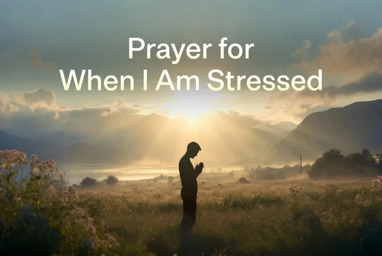 Prayer for When I Am Stressed