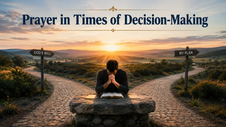 Prayer in Times of Decision-Making