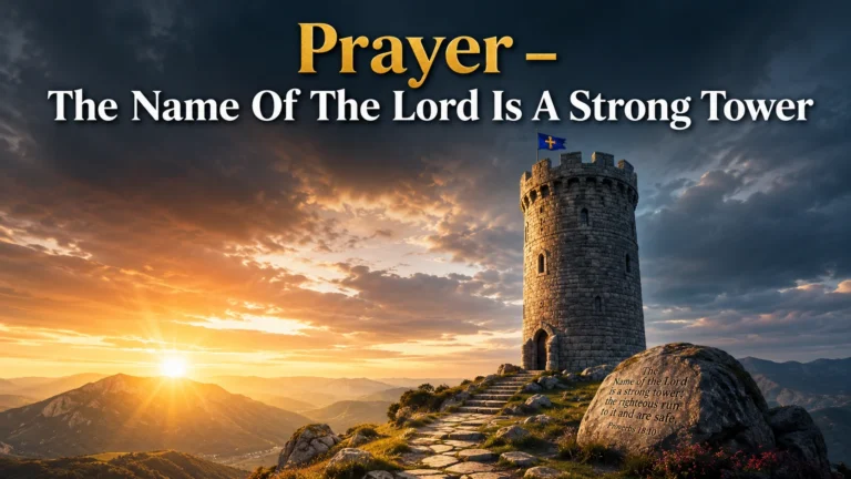 Prayer – The Name Of The Lord Is A Strong Tower