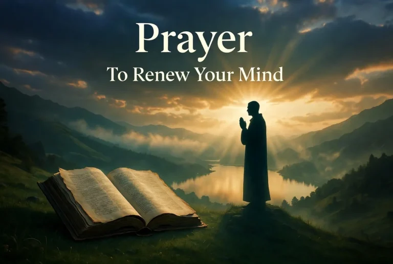 Prayer To Renew Your Mind