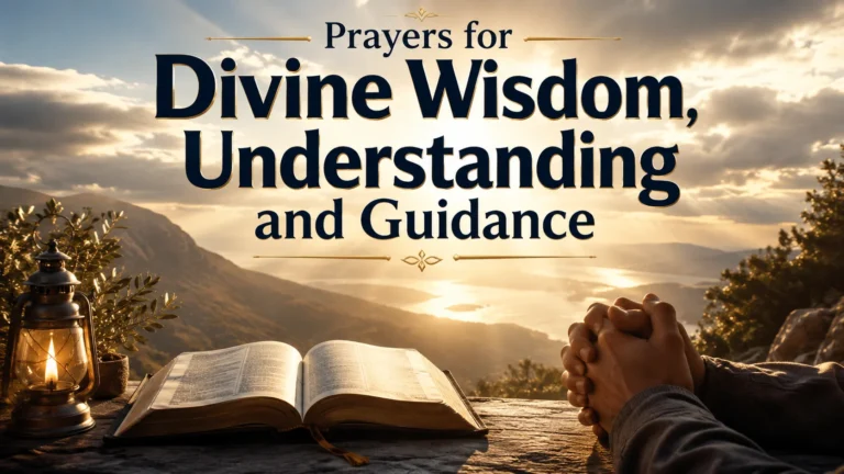 Prayers for Divine Wisdom, Understanding and Guidance