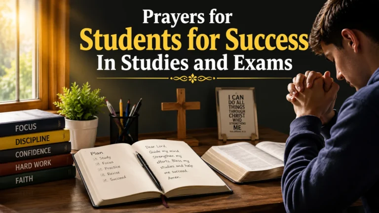 Prayers for Students for Success In Studies and Exams